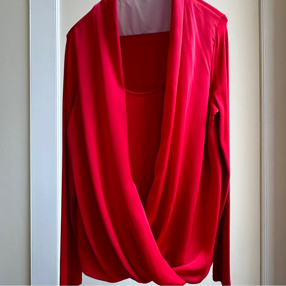Michael Kors Red Blouse, size M